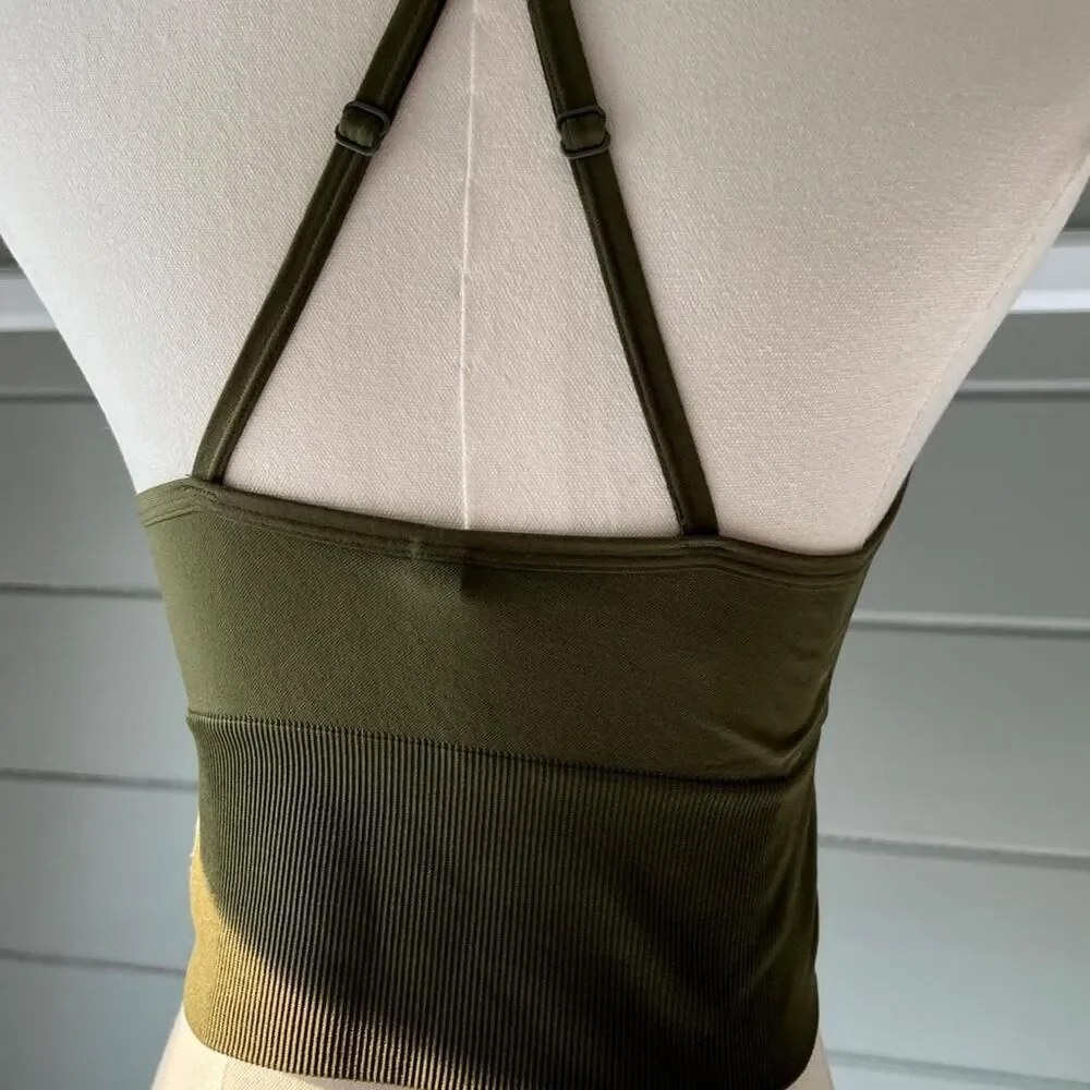 Victoria-s-secret Women's Green and Khaki Bra
